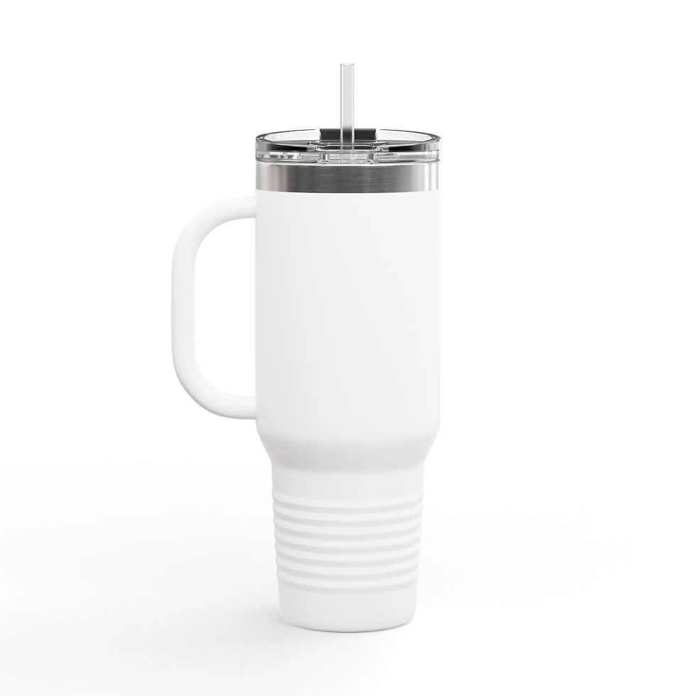 Thumbnail: Skinny Steel Tumbler with Straw, 20oz