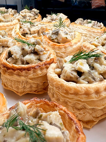 Canapes Vol au vents