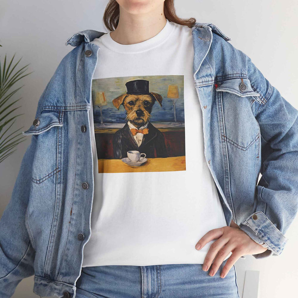 Küçük resim: Border Terrier Tişört London