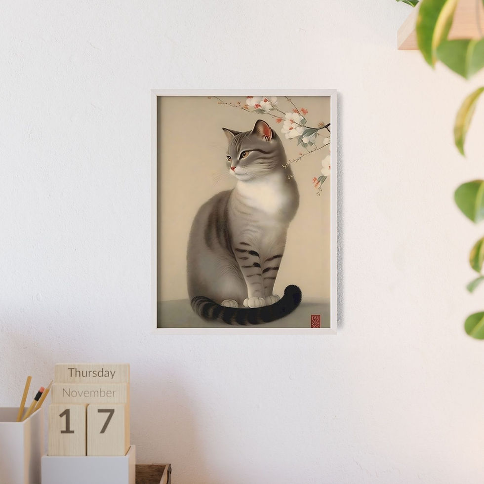 Küçük resim: Gri Tekir Kedi Tokyo