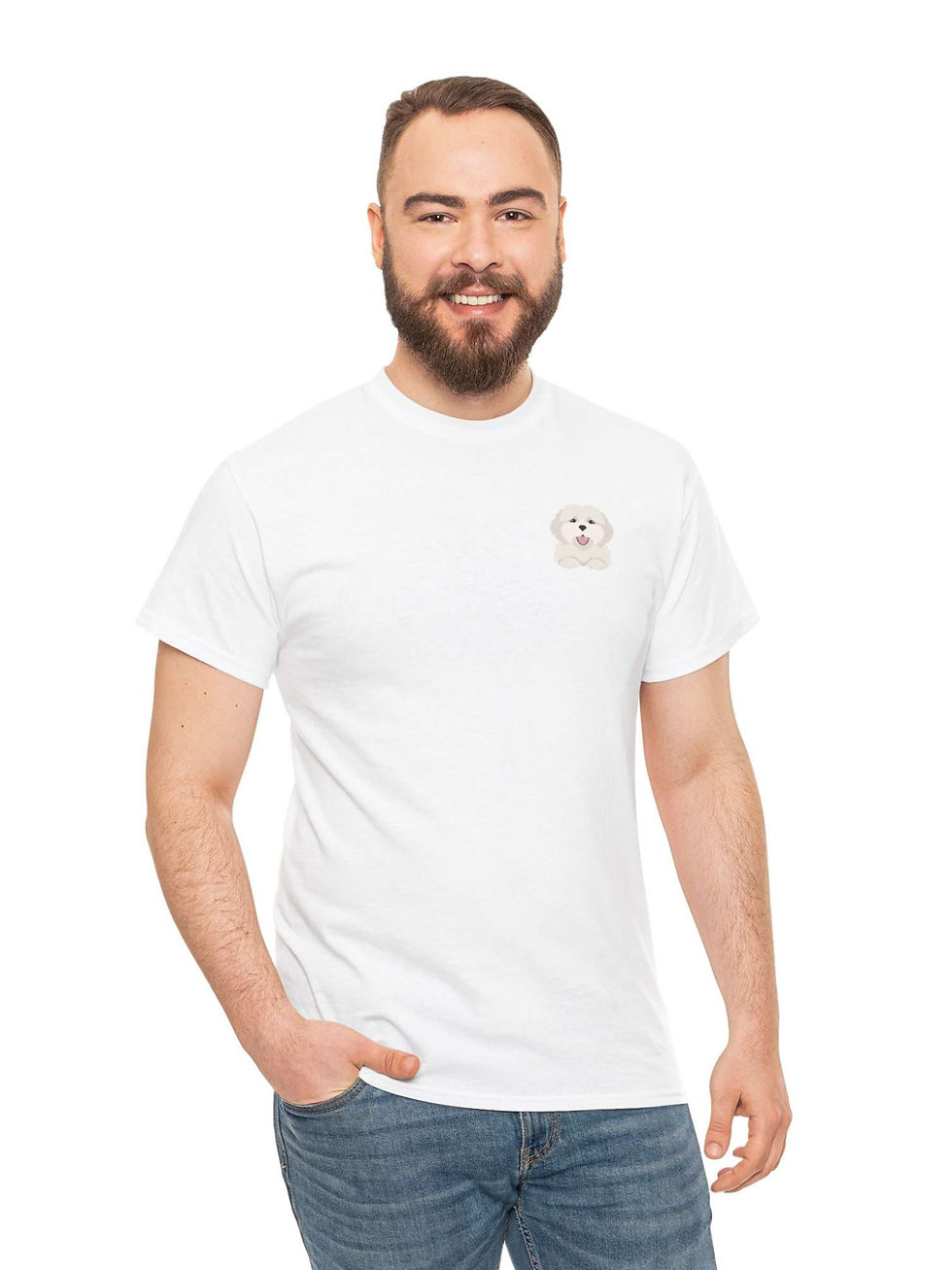 Küçük resim: Maltese Tişört Minimalist I