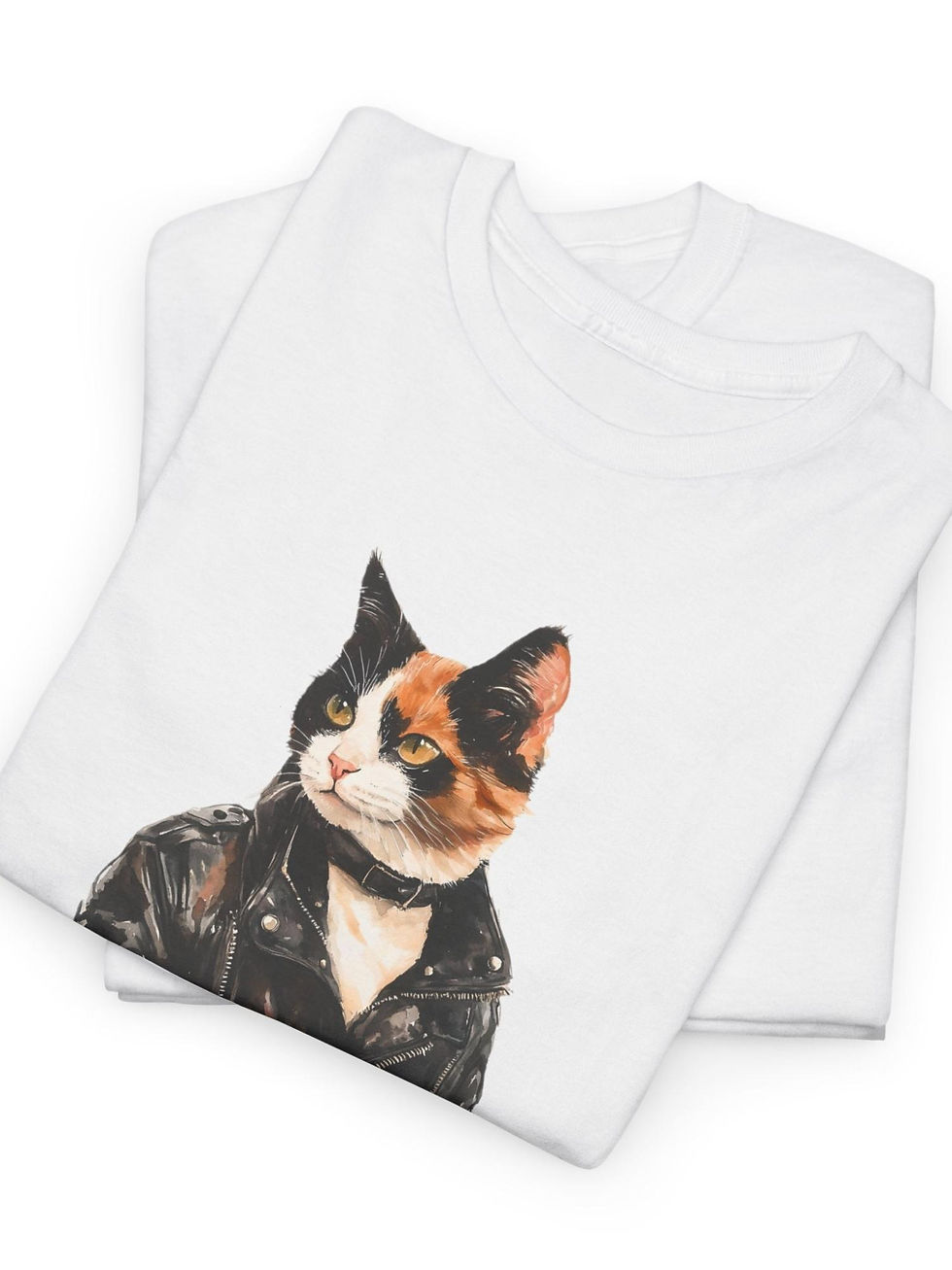 Küçük resim: Üç Renkli Kedi Tişört Pet-Portre Milan