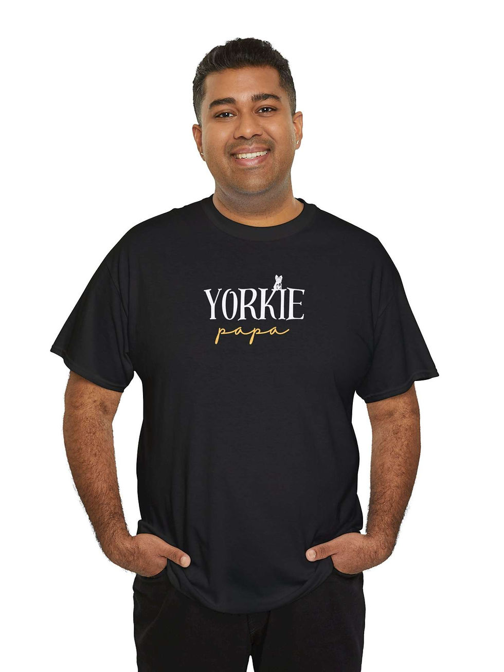 Küçük resim: Yorkshire Terrier Tişört Yorkie Papa