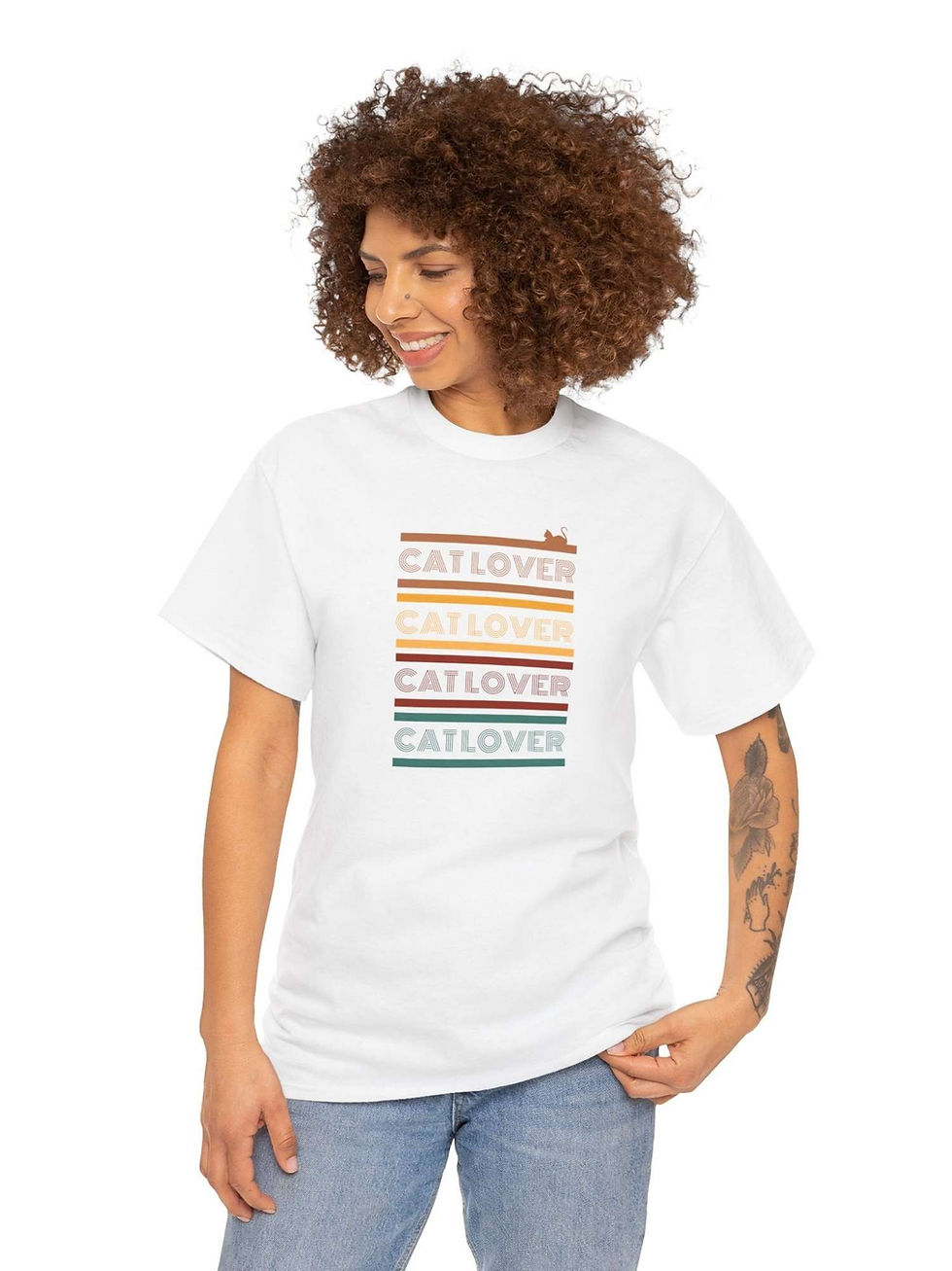 Küçük resim: Kedi Tişört Cat Lover
