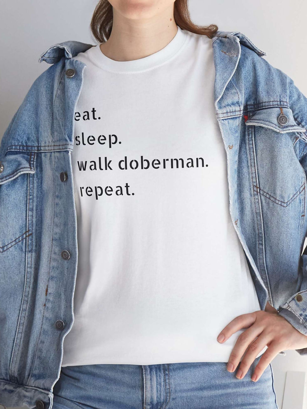 Küçük resim: Doberman Tişört Walk Doberman