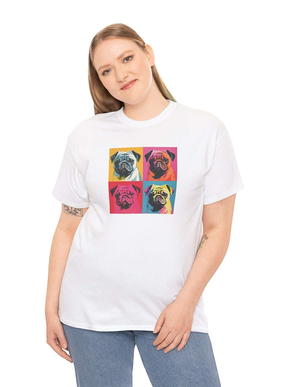 Küçük resim: Pug Tişört Washington