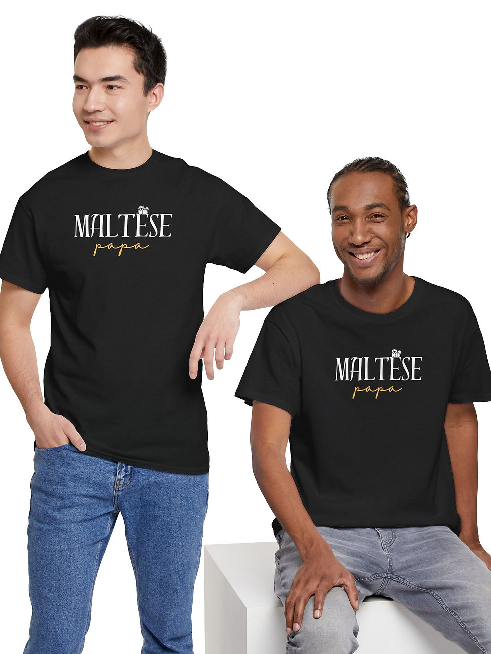 Küçük resim: Maltese Tişört Maltese Papa