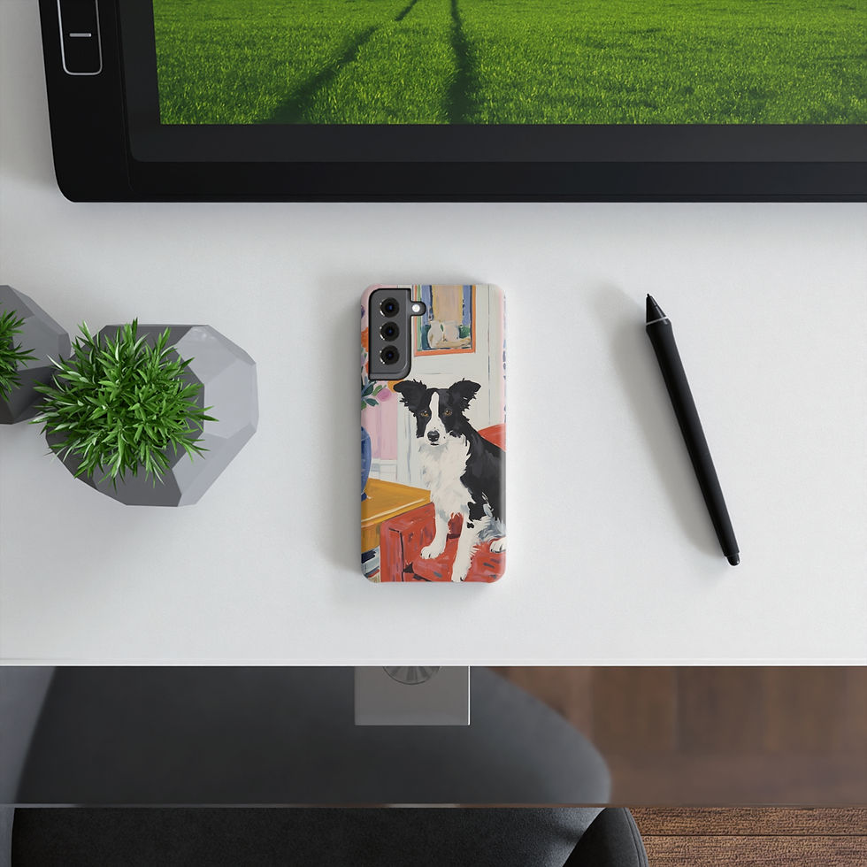 Küçük resim: Border Collie Telefon Kılıfı Bruges