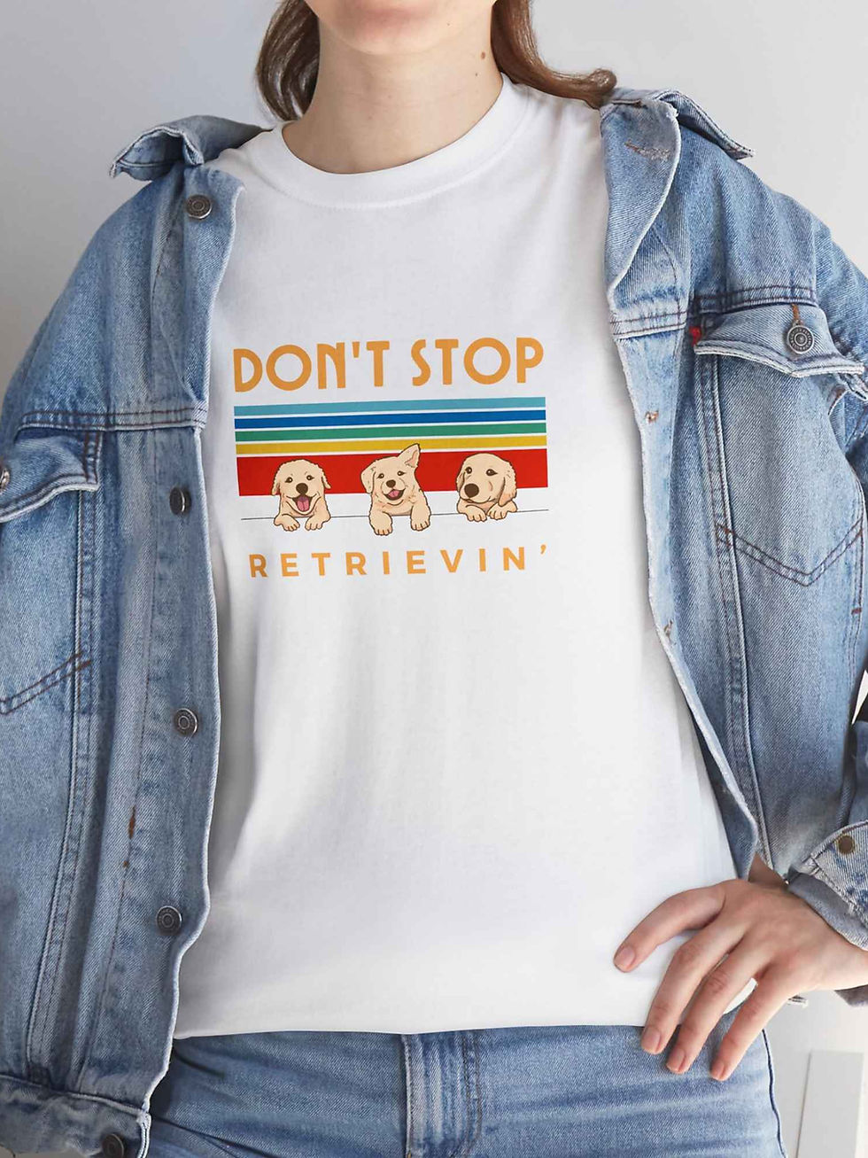 Küçük resim: Golden Tişört Don't Stop Retrievin'