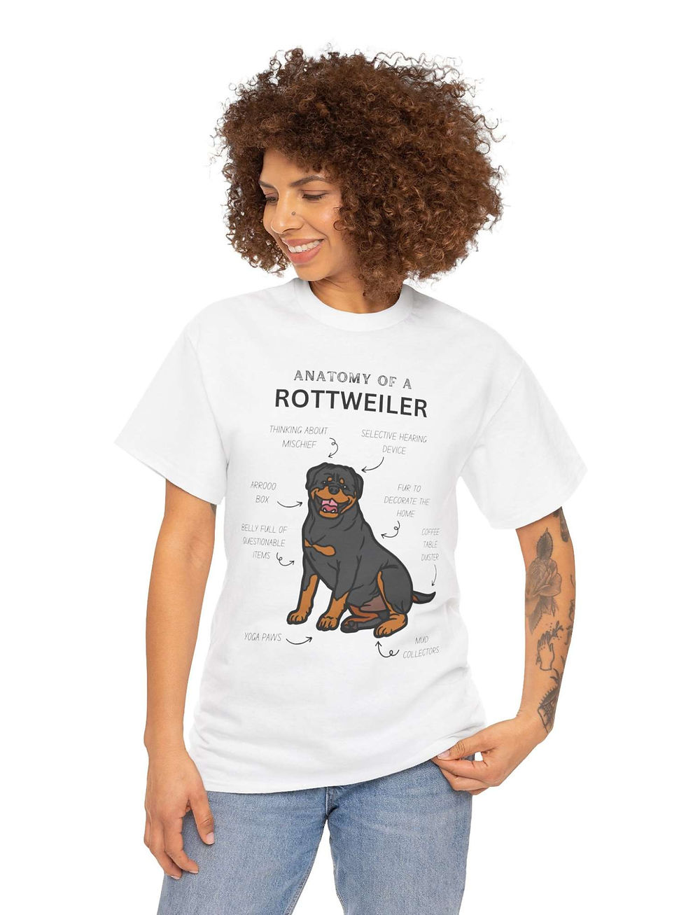 Küçük resim: Rottweiler Tişört Anatomy