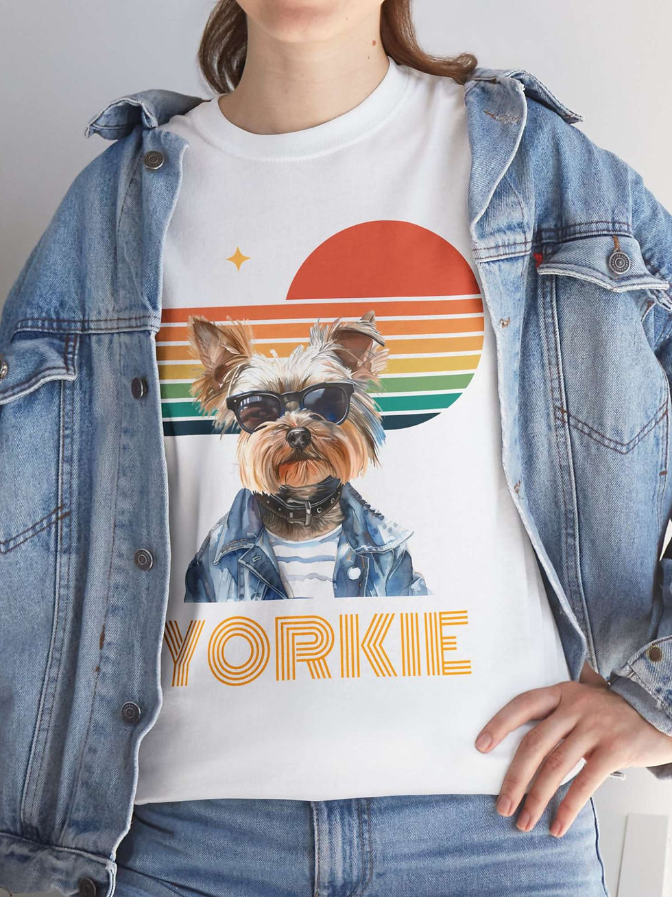 Küçük resim: Yorkshire Terrier Tişört Retro II