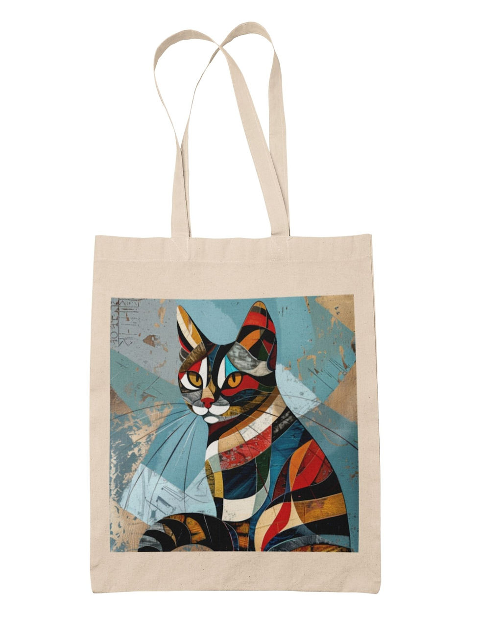 Tekir Beyaz Kedi Barcelona Çanta