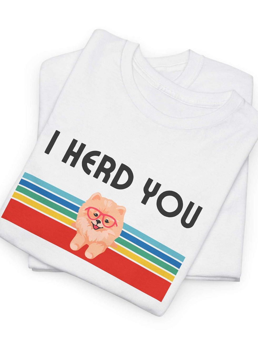 Küçük resim: Pomeranian Tişört I Herd You