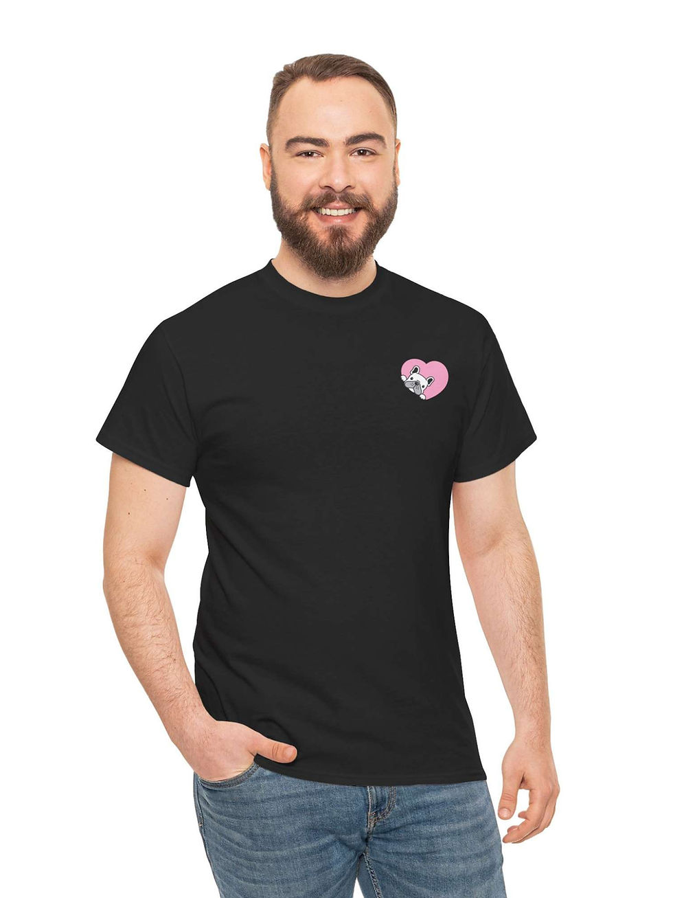Küçük resim: Fransız Bulldog Tişört Minimalist IV