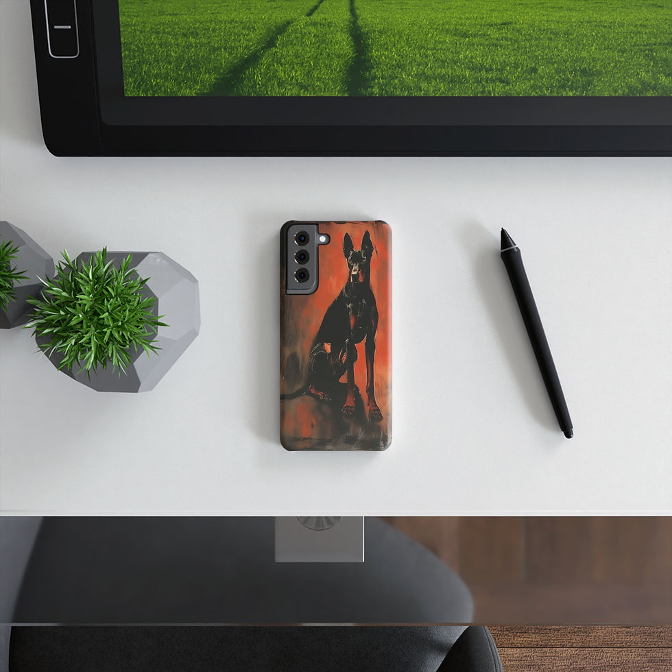 Küçük resim: Doberman Telefon Kılıfı Dublin