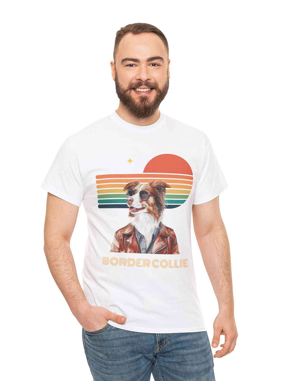 Küçük resim: Border Collie Tişört Summer I