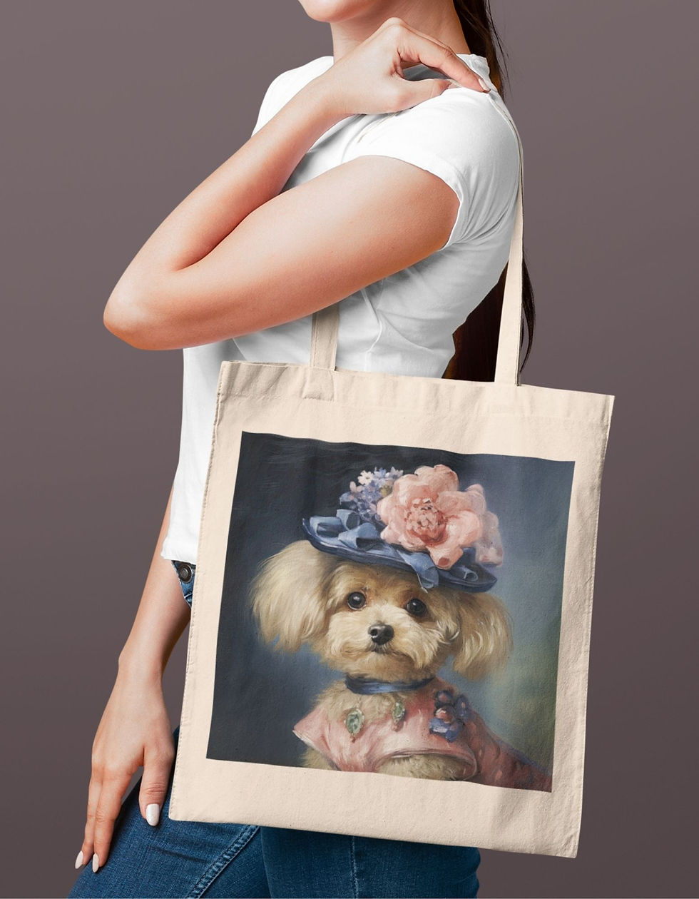 Küçük resim: Toy Poodle Cambridge Çanta