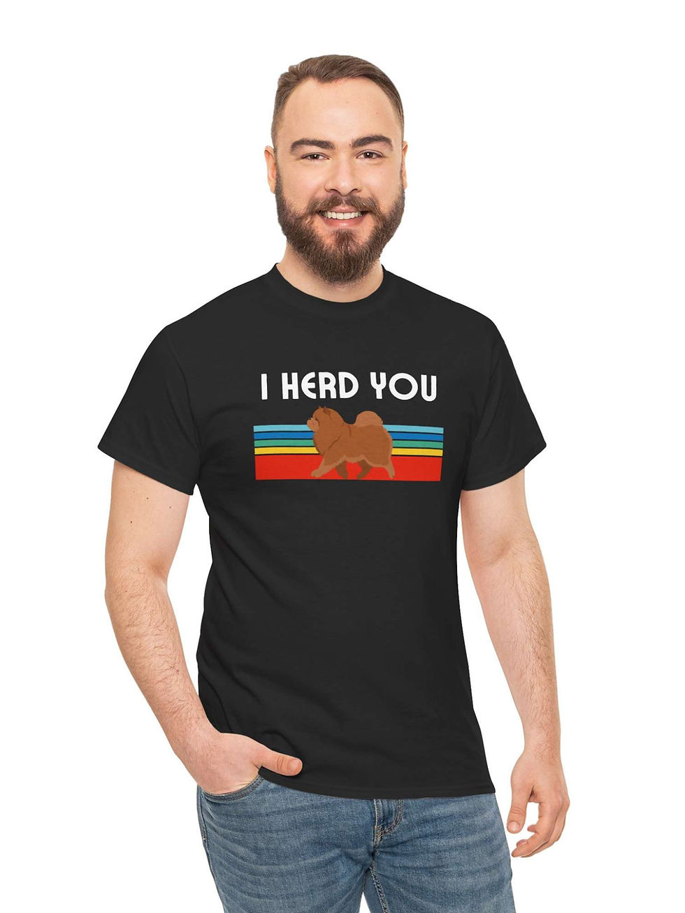Küçük resim: Chow Chow Tişört I Herd You