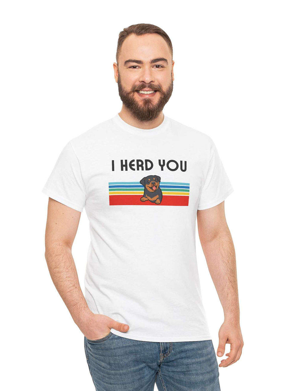 Küçük resim: Rottweiler Tişört I Herd You