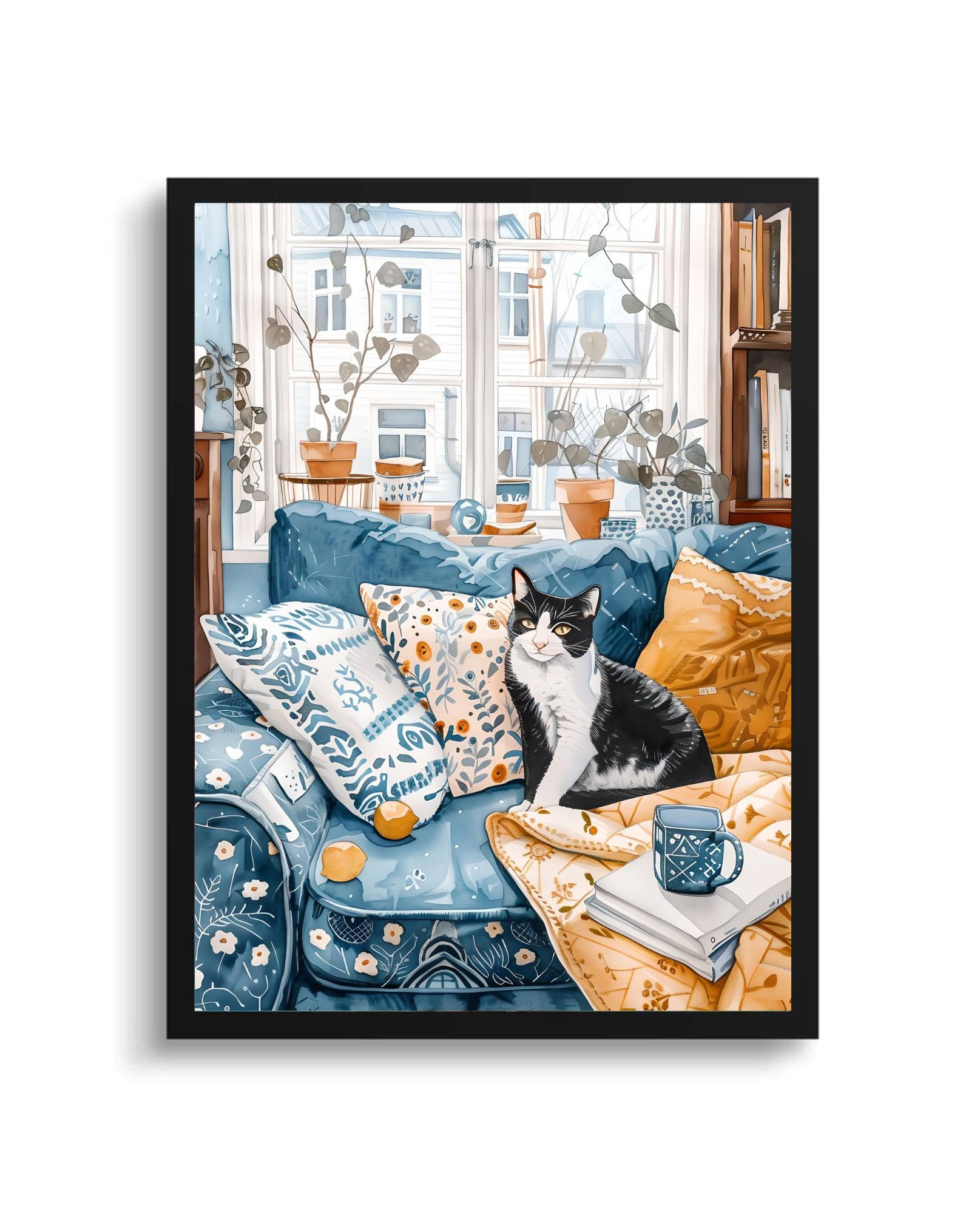 Siyah Beyaz Kedi Copenhagen