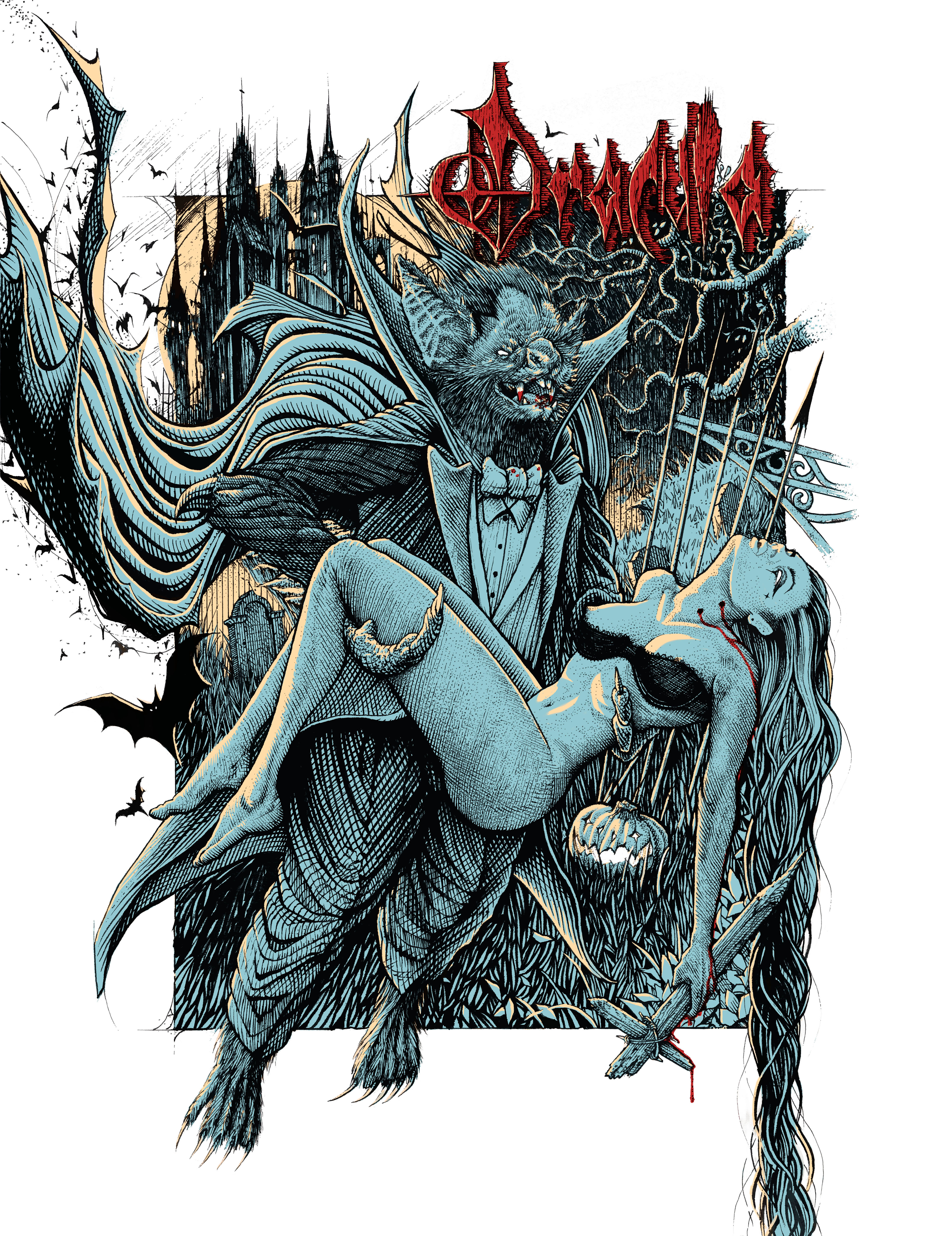 Dracula illustration by Alex Dakos