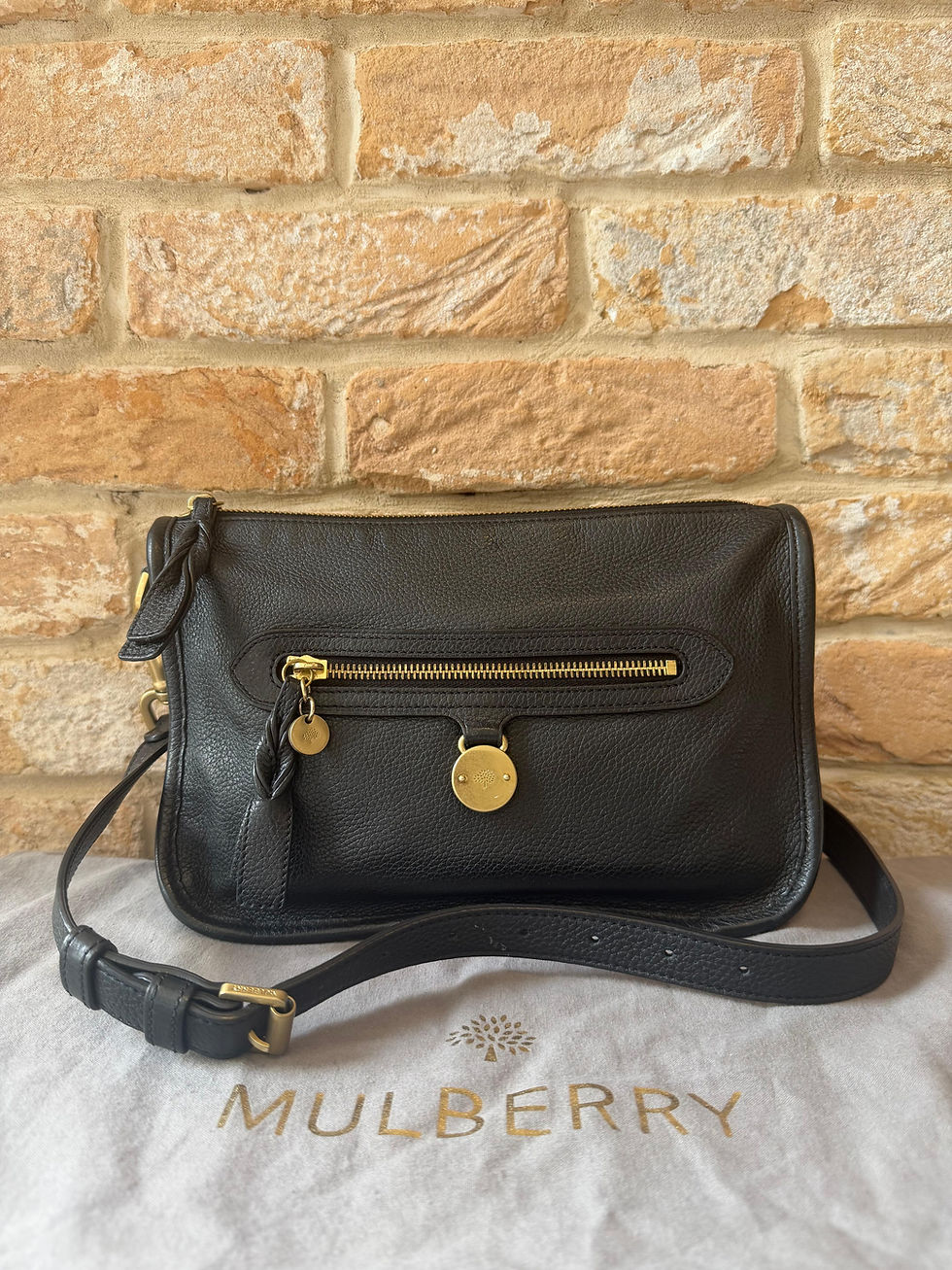 Thumbnail: MULBERRY Somerset Satchel - Black