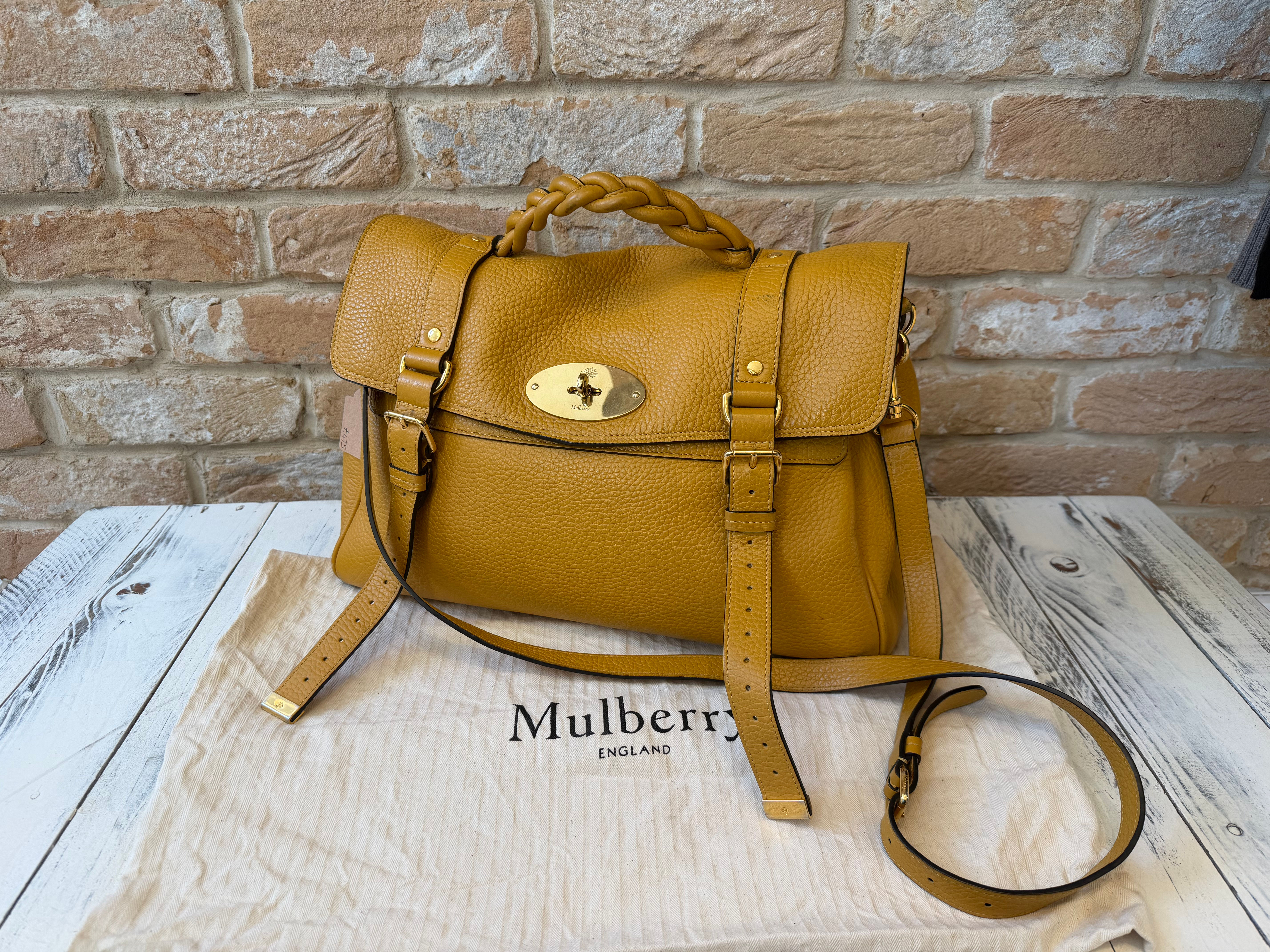 MULBERRY Oversized Alexa - Deep Amber - RRP £1450