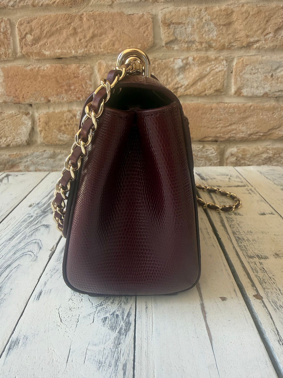 Thumbnail: ASPINAL OF LONDON Lottie Bag - Burgundy (RRP £495)