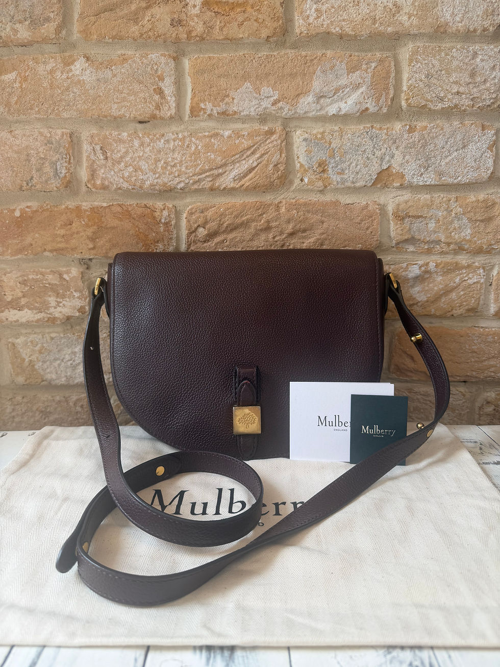 Thumbnail: MULBERRY Tessie Satchel - Oxblood