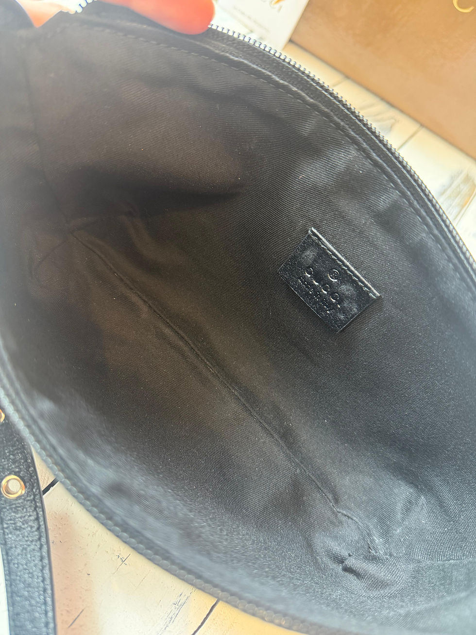 Thumbnail: GUCCI Clutch with Strap - Black