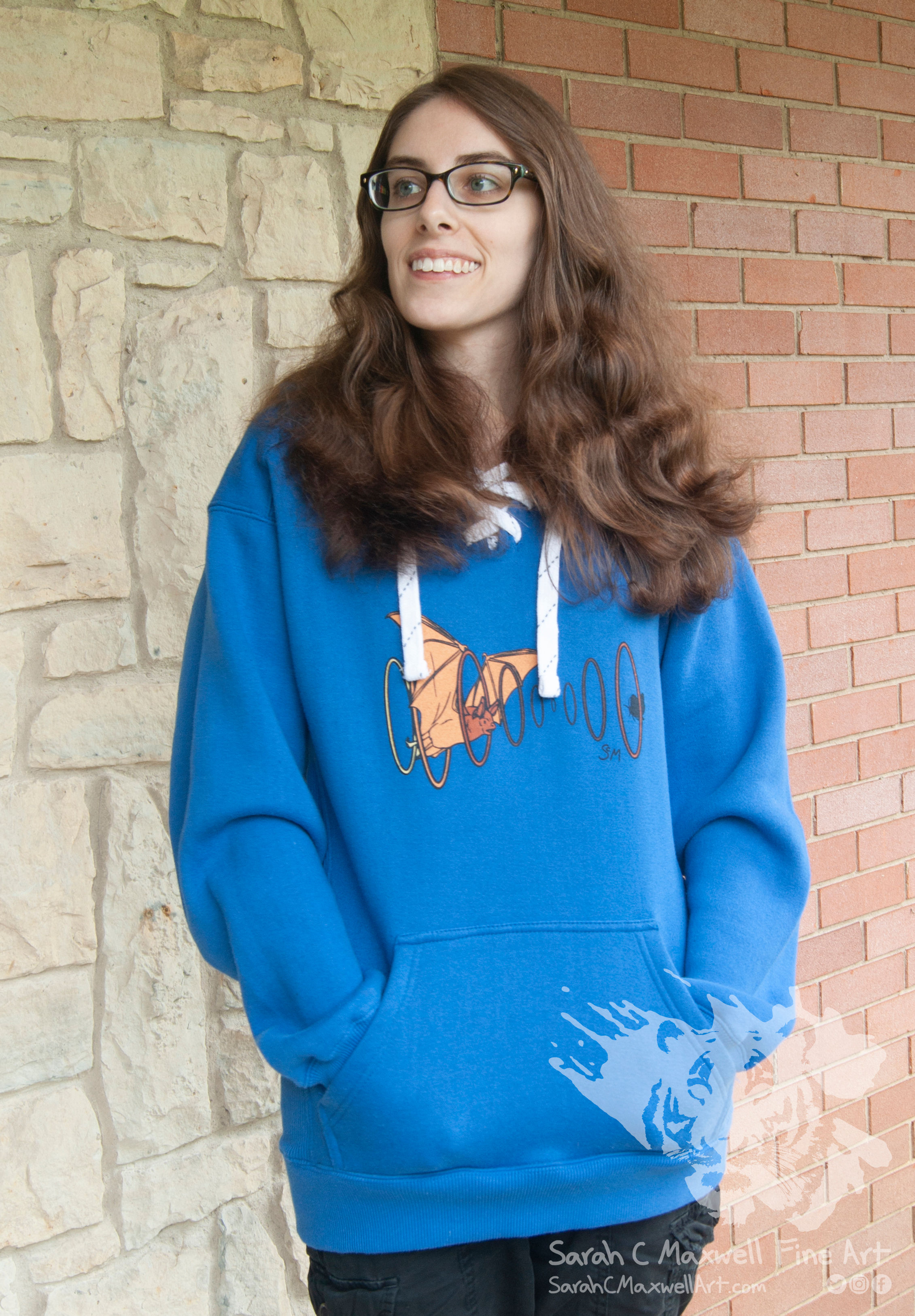 Bat Sonar Pull-over Hoodie