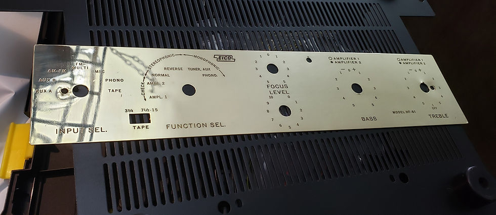 Thumbnail: Beautiful Eico HF-81 EL84 Integrated Stereo Tube Amplifier w/ HFT-90 Tuner