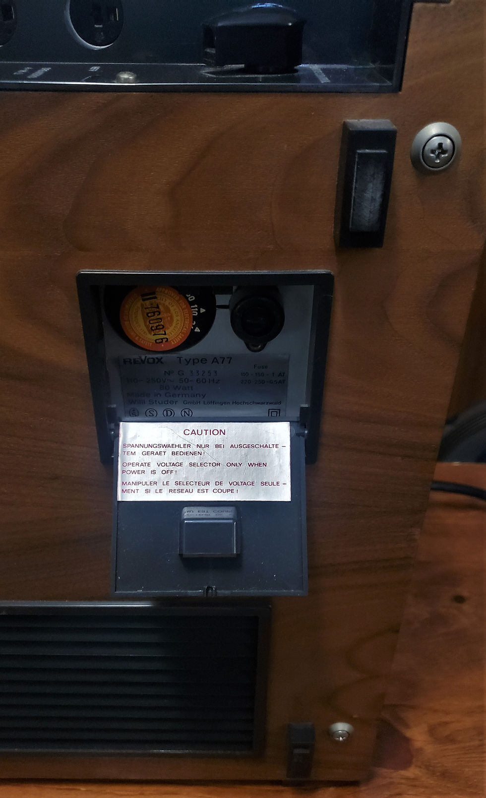 Thumbnail: REVOX A77 10.5" Reel to Reel- Serviced - Full Working Condition