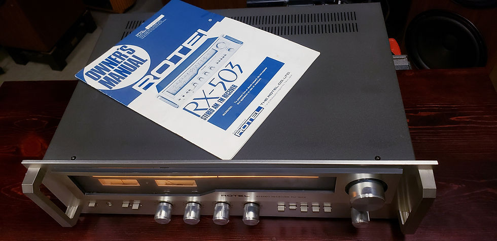 Thumbnail: Rotel RX-503 Stereo Receiver & Manual