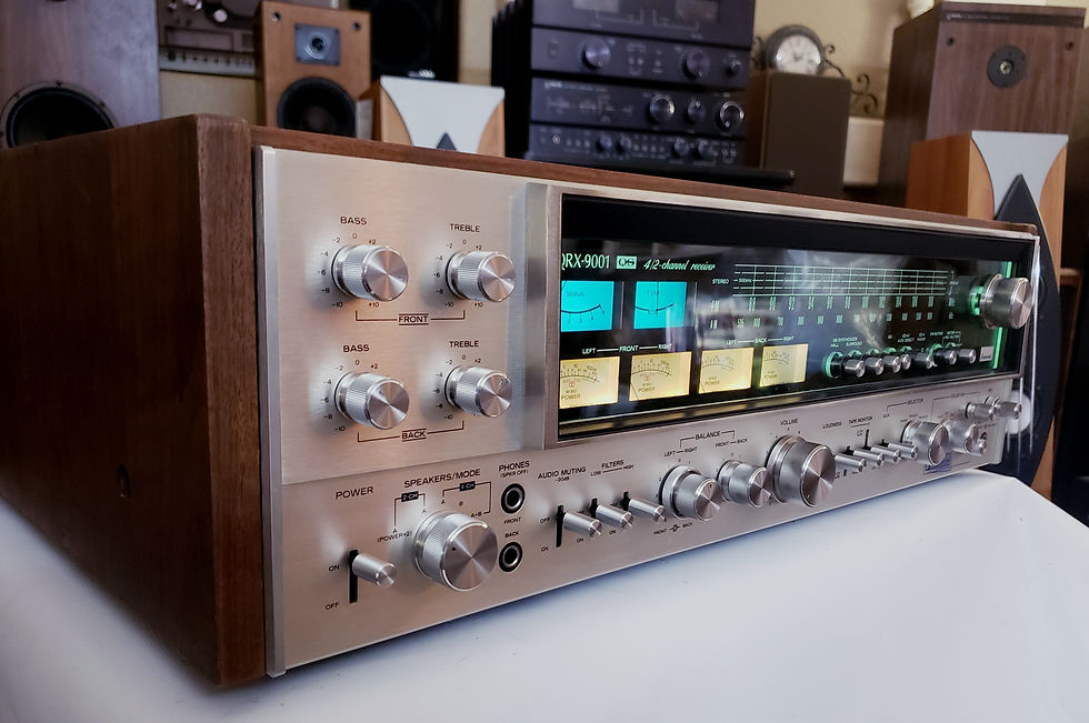 Thumbnail: Sansui QRX-9001 Vintage Quadraphonic/Stereo Receiver Multi-Volt - Very Nice 😍