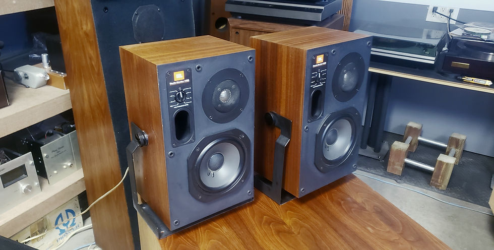 JBL 4406 Studio Monitors and MC-4301 OEM Wall Cradle Mounts