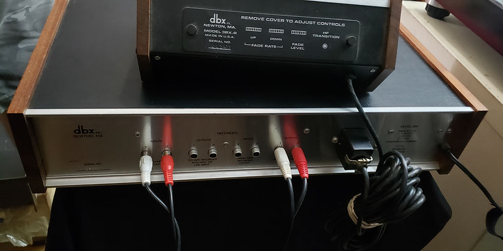 Thumbnail: Vintage DBX 3BX Dynamic Range Expander w/ Rare 3BX-R Remote! 