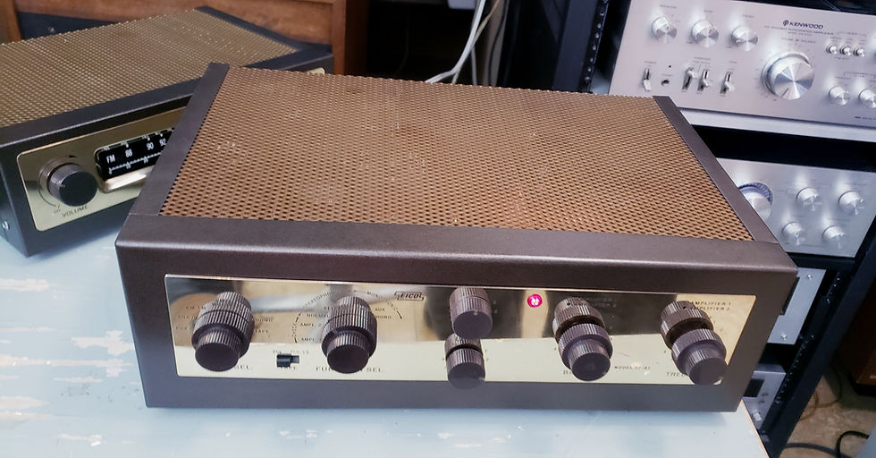 Thumbnail: Beautiful Eico HF-81 EL84 Integrated Stereo Tube Amplifier w/ HFT-90 Tuner