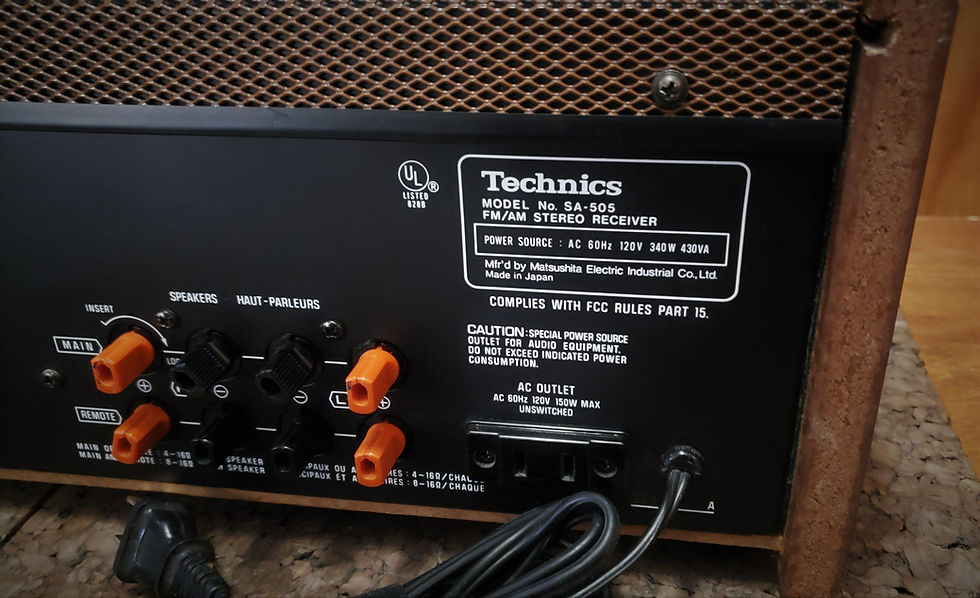 Thumbnail: Technics SA-505 63wpc Vintage Receiver - Serviced & Great Working!