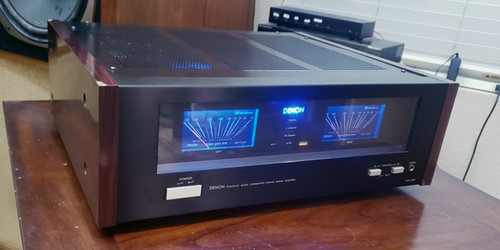 Denon POA-1500 Power Amplifier 150wpc - Super Low THD - Blue LED