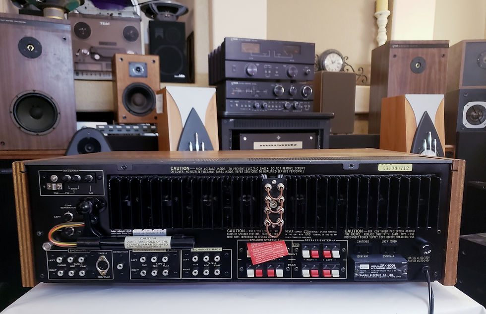 Thumbnail: Sansui QRX-9001 Vintage Quadraphonic/Stereo Receiver Multi-Volt - Very Nice 😍