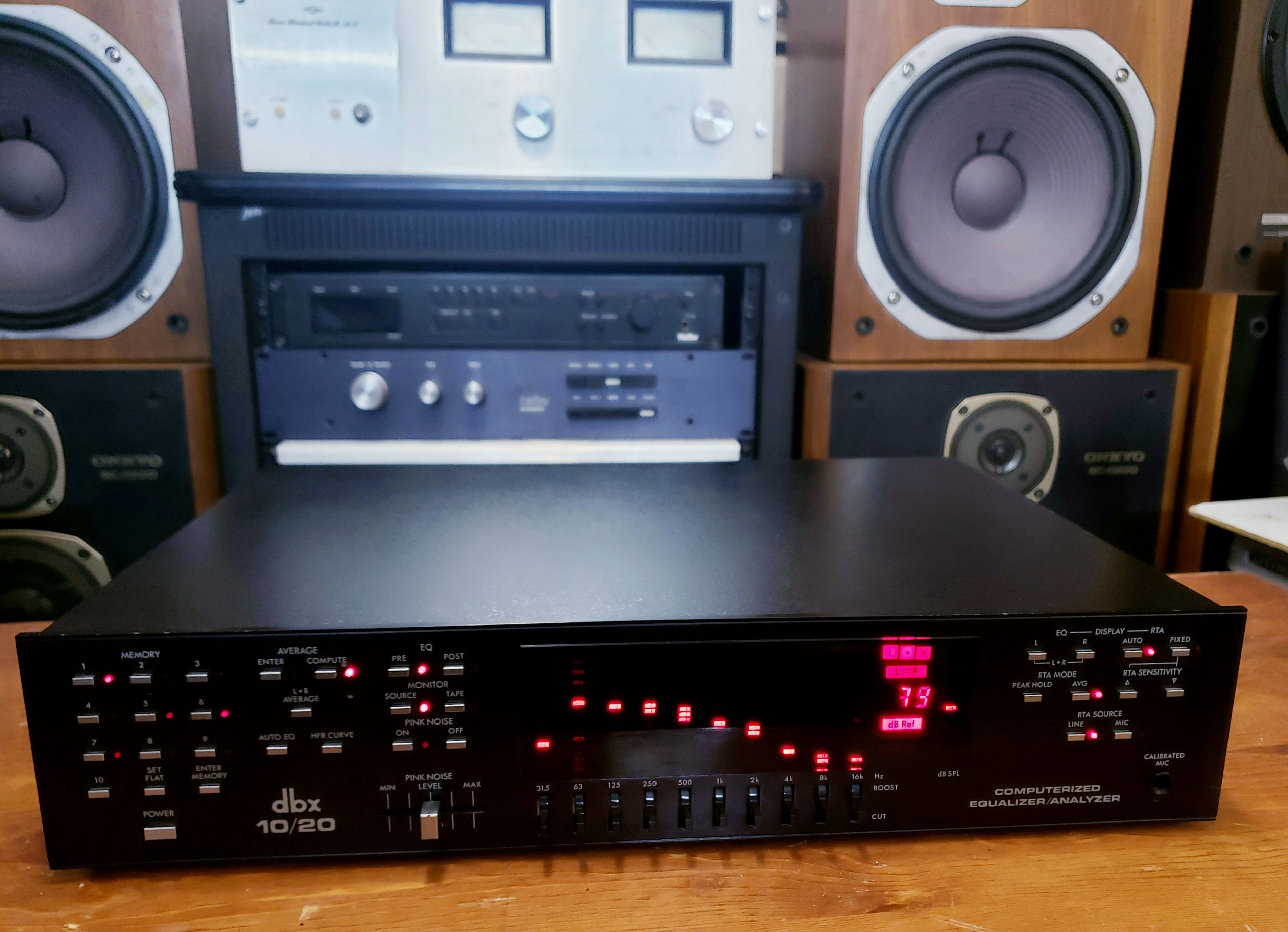 dbx 10/20 Computerized Equalizer Real Time Analyzer - Excellent Working