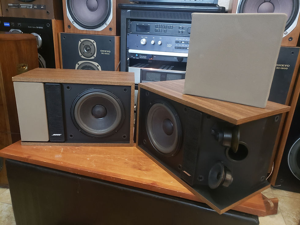 Thumbnail: BOSE 301 II Speakers - Pair - Walnut - Refoamed Woofer Surrounds - Sound Perfect