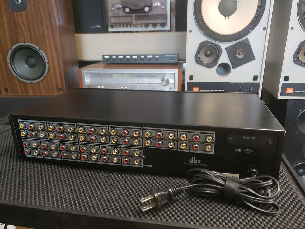 Thumbnail: DBX DAV-600G Audio Video Program Route Selector Vintage - AC 100-120V - 👍