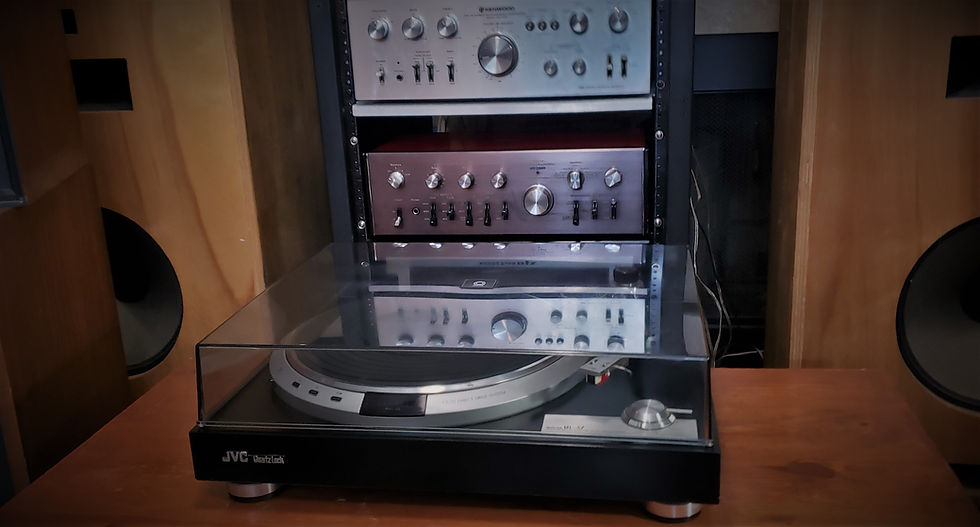 Thumbnail: JVC QL-A7 Direct-Drive Quartz-Lock Turntable - Serviced! - AT Cartridge Included