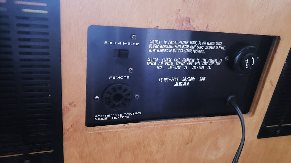 Thumbnail: Akai GX-630D-SS - 4-Ch Quad Reel to Reel - Serviced w/ Cherry Cabinet & 10.5 Rls