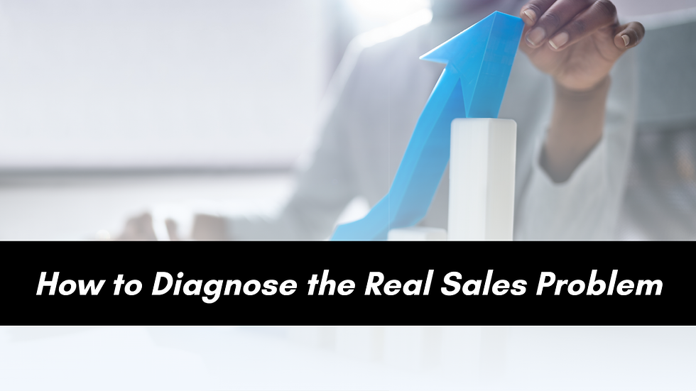 How to Diagnose the Real Sales Problem