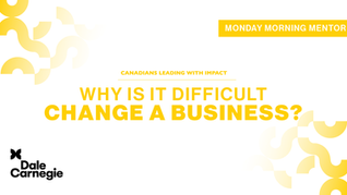 Why Is It So Difficult to Change a Business?