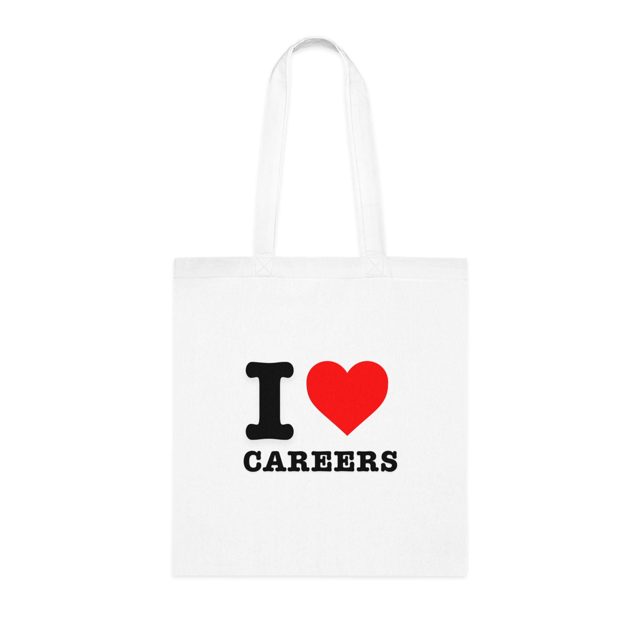 I Love Careers Cotton Tote Bag