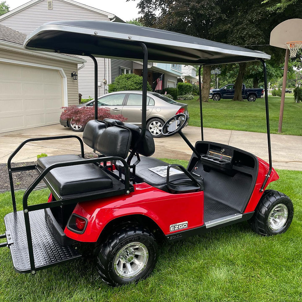 Thumbnail: 4 seater Gas Golf Cart 
